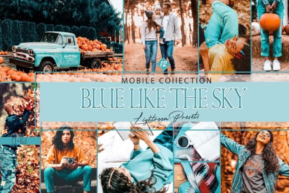 Download 12 Mobile Lightroom, Blue Like the Sky - Premium Resources