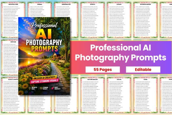 Download Professional AI Photography Prompts - Photography Collection